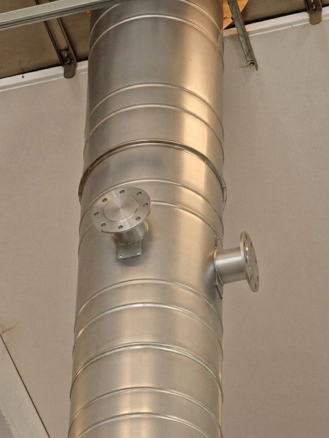 attacco prelievo fumi 4 pollici installazione